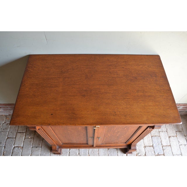 Antique Empire Oak Sideboard For Sale - Image 5 of 10