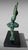 Art Deco French Pair of Dancer Bookends in Spelter and Black Marquina Marble For Sale - Image 12 of 18