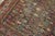 Textile 1900s Rustic Blue Navy Tribal Geometric Antique Caucasian Karabagh Wool Rug For Sale - Image 7 of 7