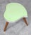 Mid-Century Modern Plant Stand with Curved Green Top, 1950s For Sale - Image 3 of 4
