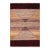 Boho Chic Gabbeh Red/Brown Wool Rug - 4'11'' X 7'1'' For Sale