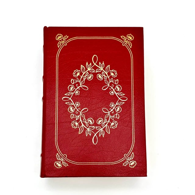 1980s Late 20th Century Red & 22k Gold Leather Bound Medicine Book For Sale - Image 5 of 12