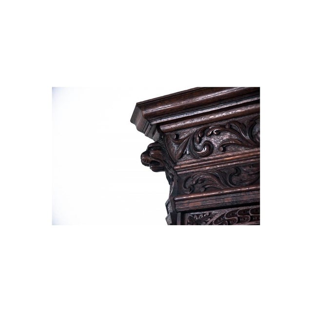 Antique French Carved Cupboard, 1880s For Sale - Image 6 of 14