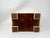 Beige Vintage Tessellated Stone and Brass Box For Sale - Image 8 of 9