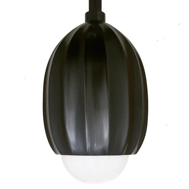 Not Yet Made - Made To Order Poppy V. Chandelier in Lost Wax Cast Brass with 2 Stems by Fred&Juul For Sale - Image 5 of 6