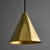 Mid-Century Modern Hans-Agne Jakobsson Polished Brass 'Tratten' Pendant For Sale - Image 3 of 11