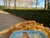 Gold 1970 French Louis XVI Gold Beech Velvet Settee - 1 Pc For Sale - Image 8 of 15