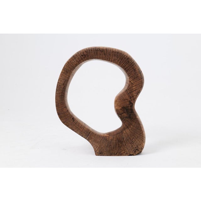 Black Abstract Wood Sculpture by Logniture For Sale - Image 8 of 13