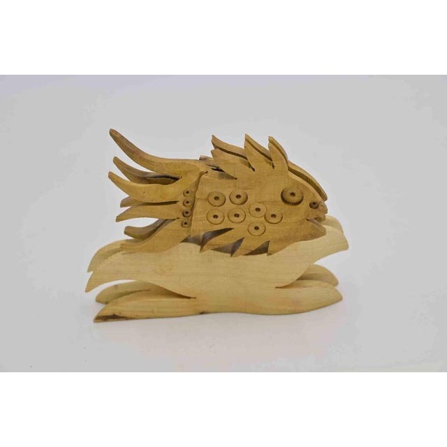 Early 21st Century Fernando Codognotto, Fish, Wood Sculpture, 2024 For Sale - Image 5 of 5