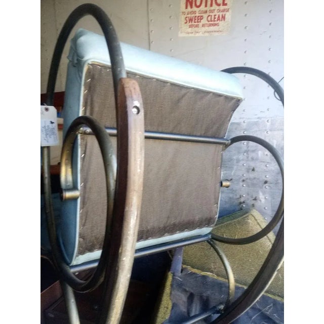 Mid-Century Modern Sculptural Rocking Chair by Lee Woodard For Sale In New York - Image 6 of 11