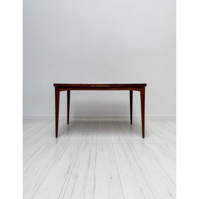 Vintage Scandinavian Extendable Teak Dining Table, 1960s For Sale - Image 4 of 9