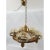 Mid Century Modern Chandelier from the 1970's. It has a wonderful Space Age Vibe from the Glass Dome Shape Globes. The...