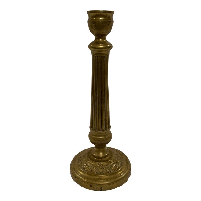 Early 19th Century Fine French Empire Candlestick For Sale