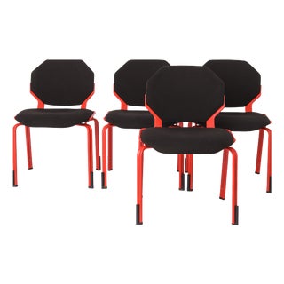 Space Age Chairs by Hartmut Engel for Fröscher, 1980s, Set of 4 For Sale