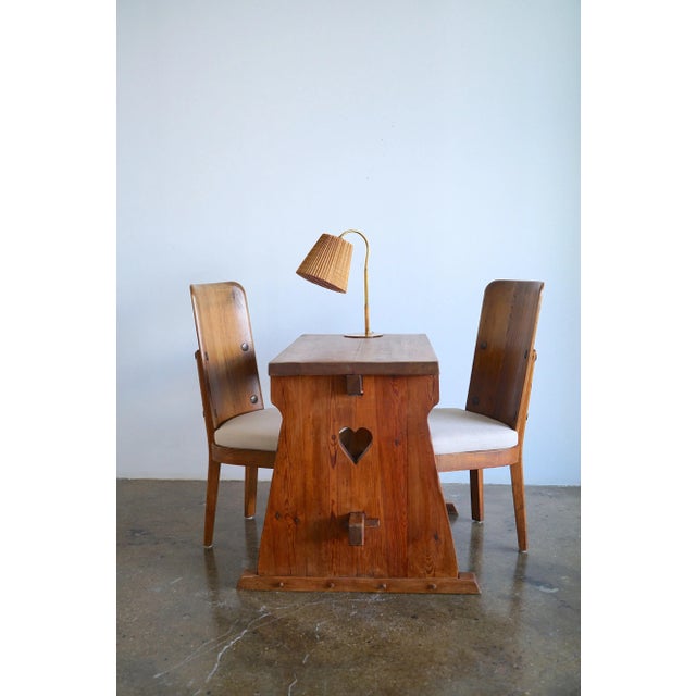 Axel Einar Hjorth Style Swedish Pine Table, Circa 1930th. For Sale - Image 9 of 9