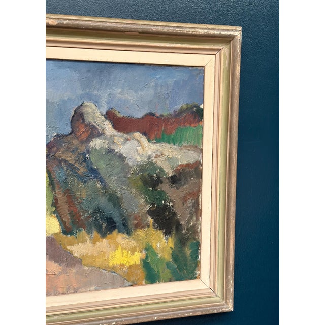Helge Cardell, Autumn Motif, 1950s, Oil on Canvas For Sale - Image 4 of 18