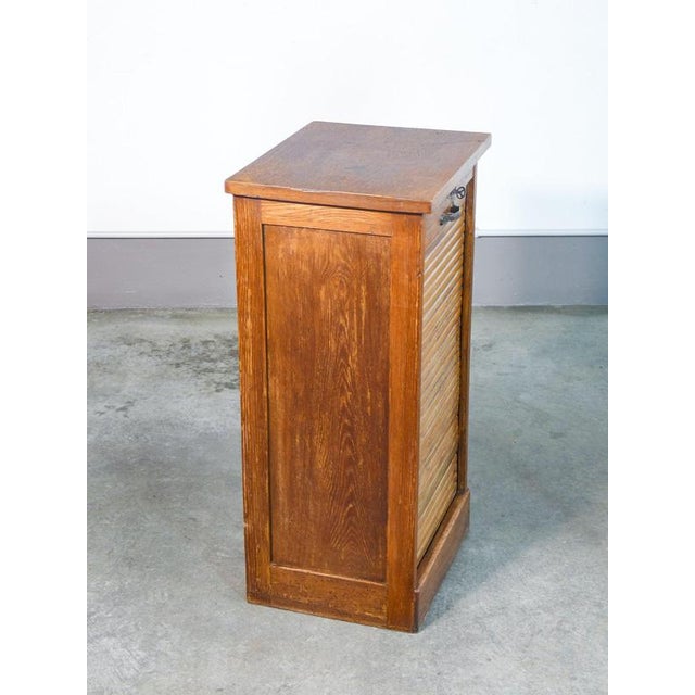 Oak Shutter Cabinet, 1900s For Sale - Image 8 of 18