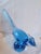 1960s 1960s Tiffin "Copen Blue " Art Glass Pheasant. For Sale - Image 5 of 7