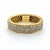 Sonia B 18k Three Row Diamond Eternity Band, Size 8 For Sale - Image 4 of 4