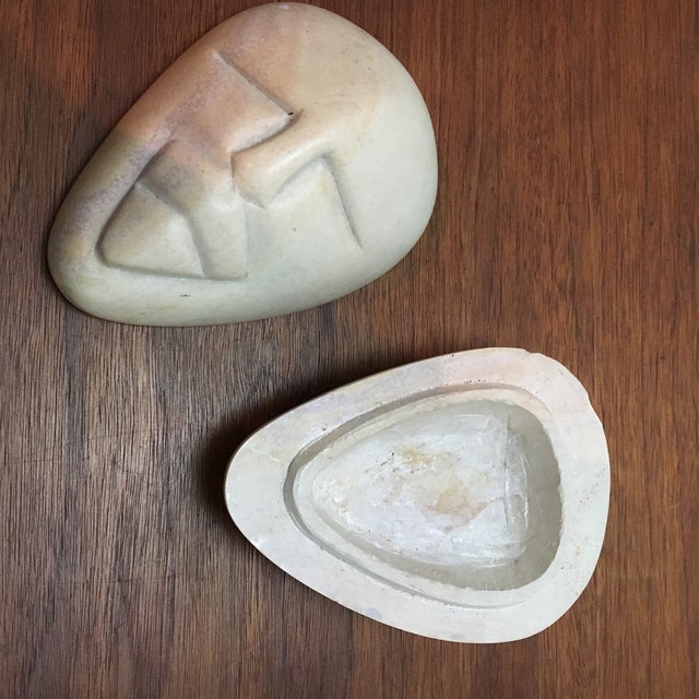 Besmo Hand Carved Kenyan Soapstone Box Chairish