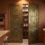 Vintage Hand-Hammered Brass-Clad Double Doors | Architectural Statement Pair 80x36 For Sale - Image 9 of 9