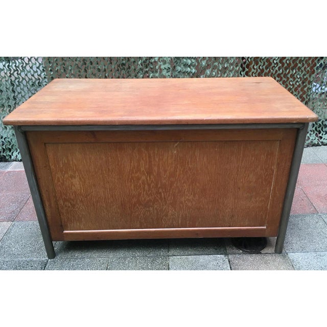 Mid-Century Model Surveillant Desk by Jean Prouvé, 1950s For Sale - Image 6 of 6
