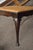 Antique Schmieg & Kotzian Mahogany Wood Queen Anne Square Stool Bench Ottoman For Sale In Philadelphia - Image 6 of 11
