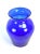 Blenko Late 20th Century Vintage Cobalt Blue Hand Blown Glass Blenko Flower Vase For Sale - Image 4 of 7