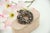Art Deco 18k Gold Brooch with Diamonds For Sale - Image 3 of 4