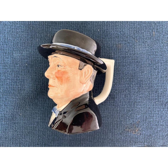 A Wood’s of Burslem ‘Sir Winston Churchill’ hand painted Staffordshire toby jug A Wood’s of Burslem ‘Sir Winston...