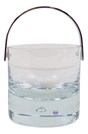 Pippi Ice Bucket in Glass by Vicke Lindstrand for Kosta Boda, Sweden, 1970s