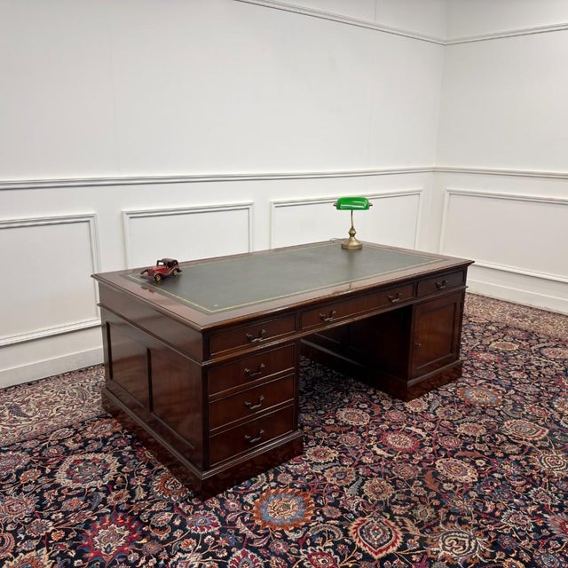 This beautiful Desk is the eye catcher for your home, room or office. Made of wood and leather. In beautiful and neat...