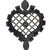 Black Hand-Forged Wrought Iron Heart Wall Decor (Ruffled Edge with Leaf Finials) Antique Copper Finish For Sale - Image 8 of 8
