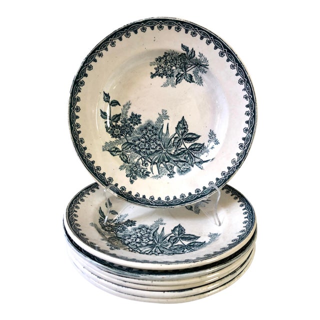 Saint Amandinoise French Bowls, Set of 7 For Sale