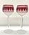 Waterford Crystal Vintage Waterford Crystal Clarendon Ruby Wine Hock Glasses - Set of 4 For Sale - Image 4 of 10
