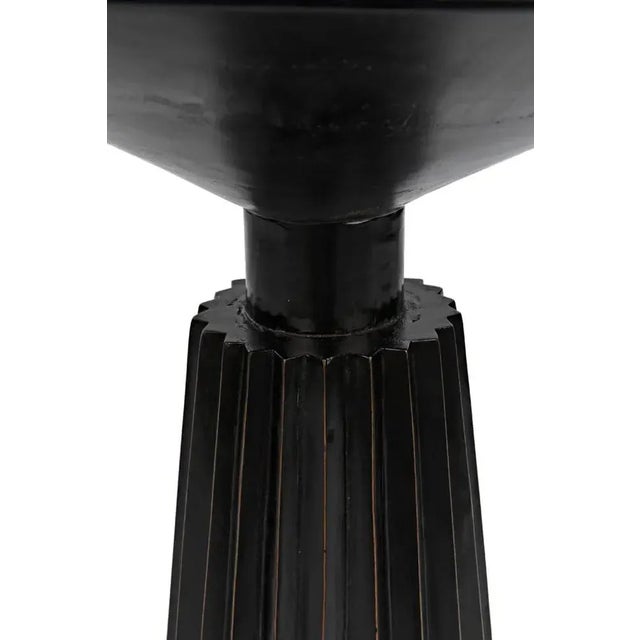 2020s NOIR Orson Side Table, Hand Rubbed Black For Sale - Image 5 of 5