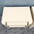 Postmodern Cream Lacquer Laminate King Size Bedframe With Bullnose Nightstands For Sale - Image 11 of 12