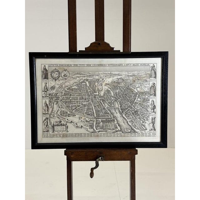 Framed Map of Paris For Sale - Image 17 of 18