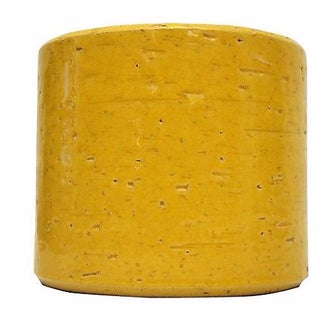 Vintage Bright Yellow German Pottery Planter For Sale