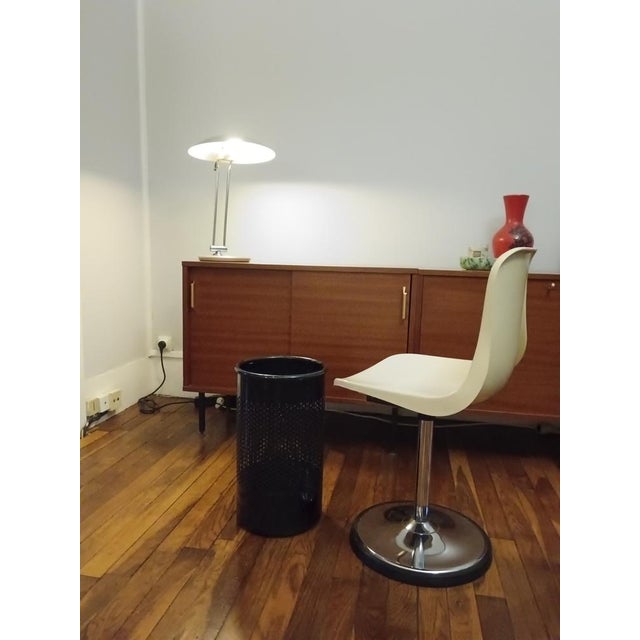 Mid-Century Modern Cribbio Wastepaper Basket by Barbieri & Marianelli for Rexite, 1980s For Sale - Image 3 of 8