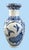 Vintage Blue and White Chinese Porcelain Vase For Sale - Image 4 of 9
