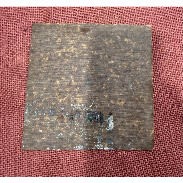 Vintage Oil Painting On Board Signed Lauri 6x6 1950s Excellent condition Hand signed by artist This vintage oil painting...