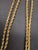 Textile Vintage 14 Karat Yellow Gold 49.2 Gm, Rope Chain, 3.3 Mm Necklace, 36 " Long For Sale - Image 7 of 8