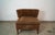 William Haines 1950’s Mid-Century Modern William Billy Haines Slipper Lounge Chair in Leather Suede For Sale - Image 4 of 12