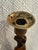 Brown Early 20th Century English Jacobean Revival Oak Barley Twist Candlesticks - A Pair For Sale - Image 8 of 12