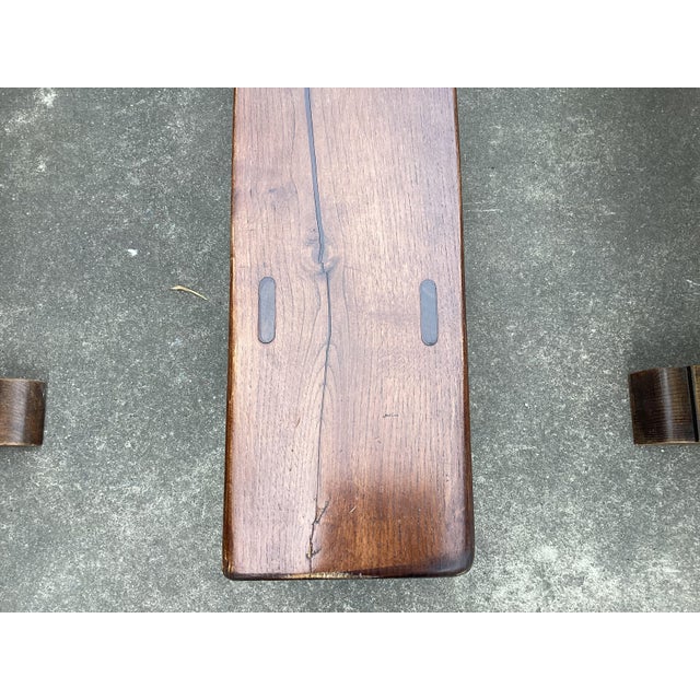 French Oak Farmhouse Table W/ Benches For Sale - Image 17 of 17