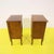 Wooden Nightstands with Curved Legs, Set of 2 For Sale - Image 9 of 11