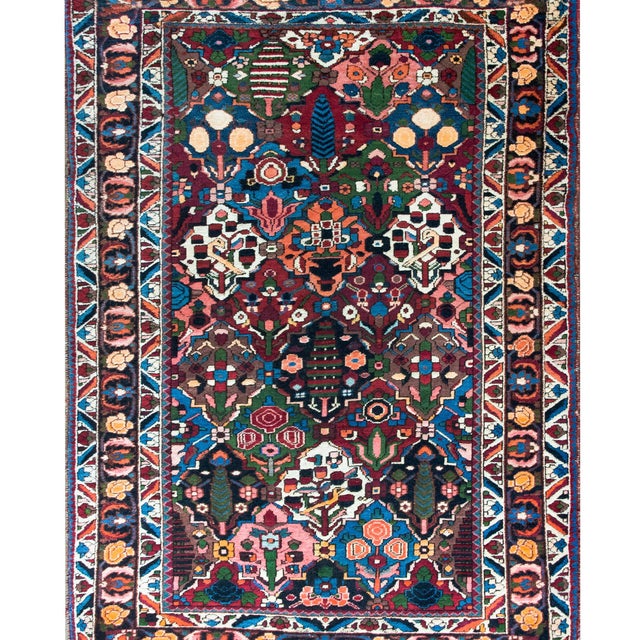 Early 20th Century Persian Bakhtiari Rug For Sale - Image 13 of 14