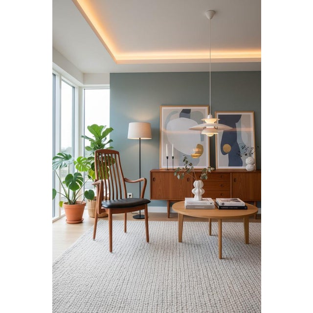 1970s Danish Teak Armchair with Seating Comfort by Schou Andersen, 1960s For Sale - Image 5 of 12