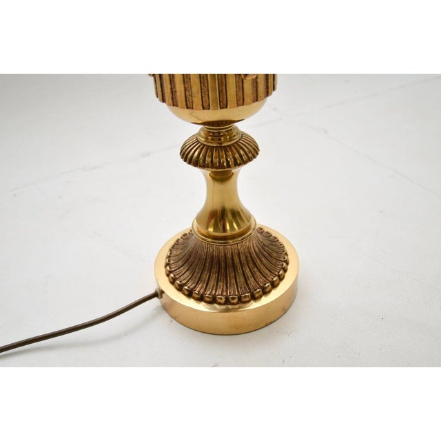 Neo-Classical Brass Table Lamps, 1930s, Set of 2 For Sale - Image 9 of 11